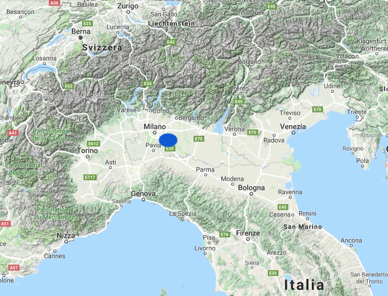 Ubicazione del sito di stoccaggio